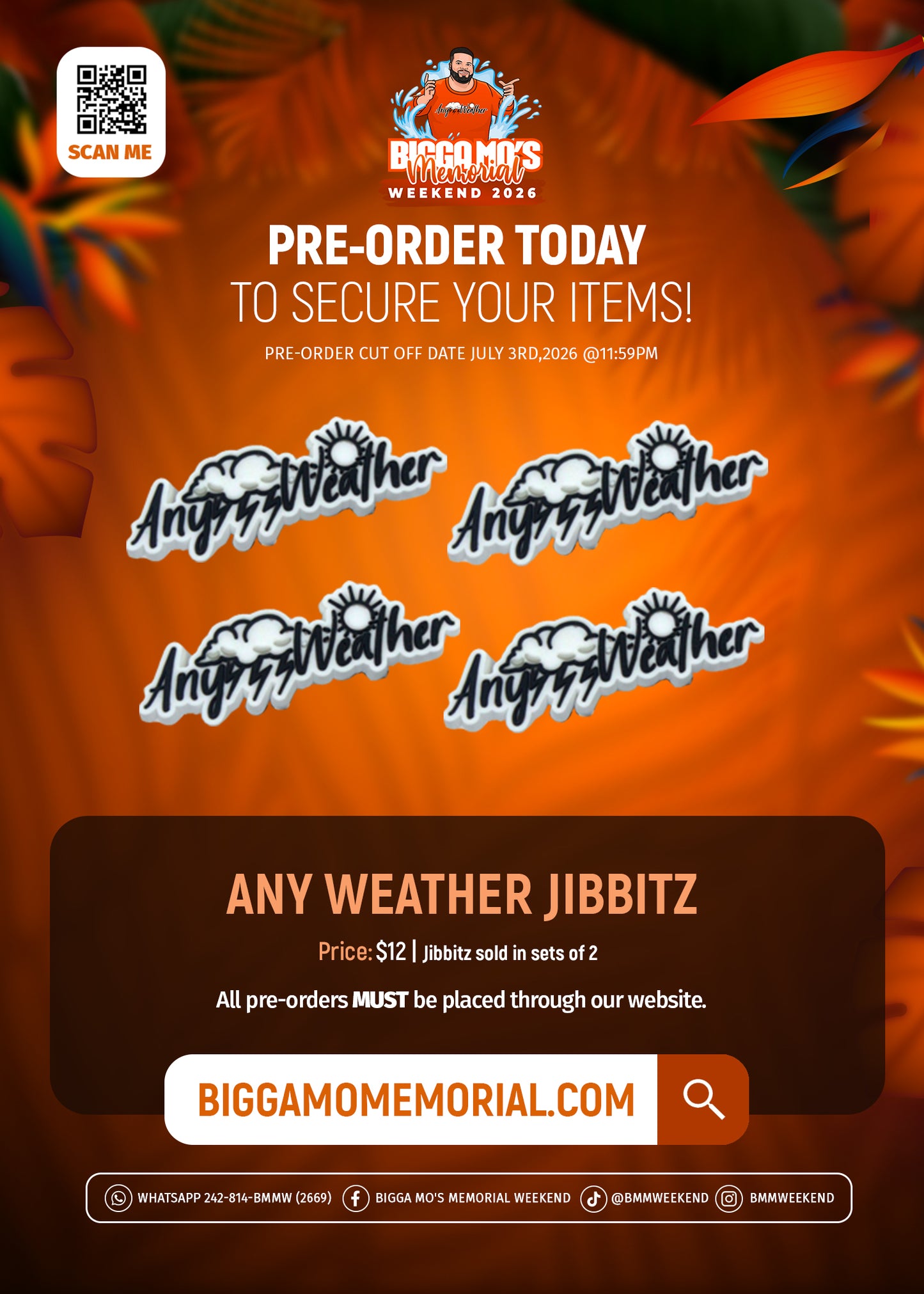 SIGNATURE ANY WEATHER CROC JIBBITZ