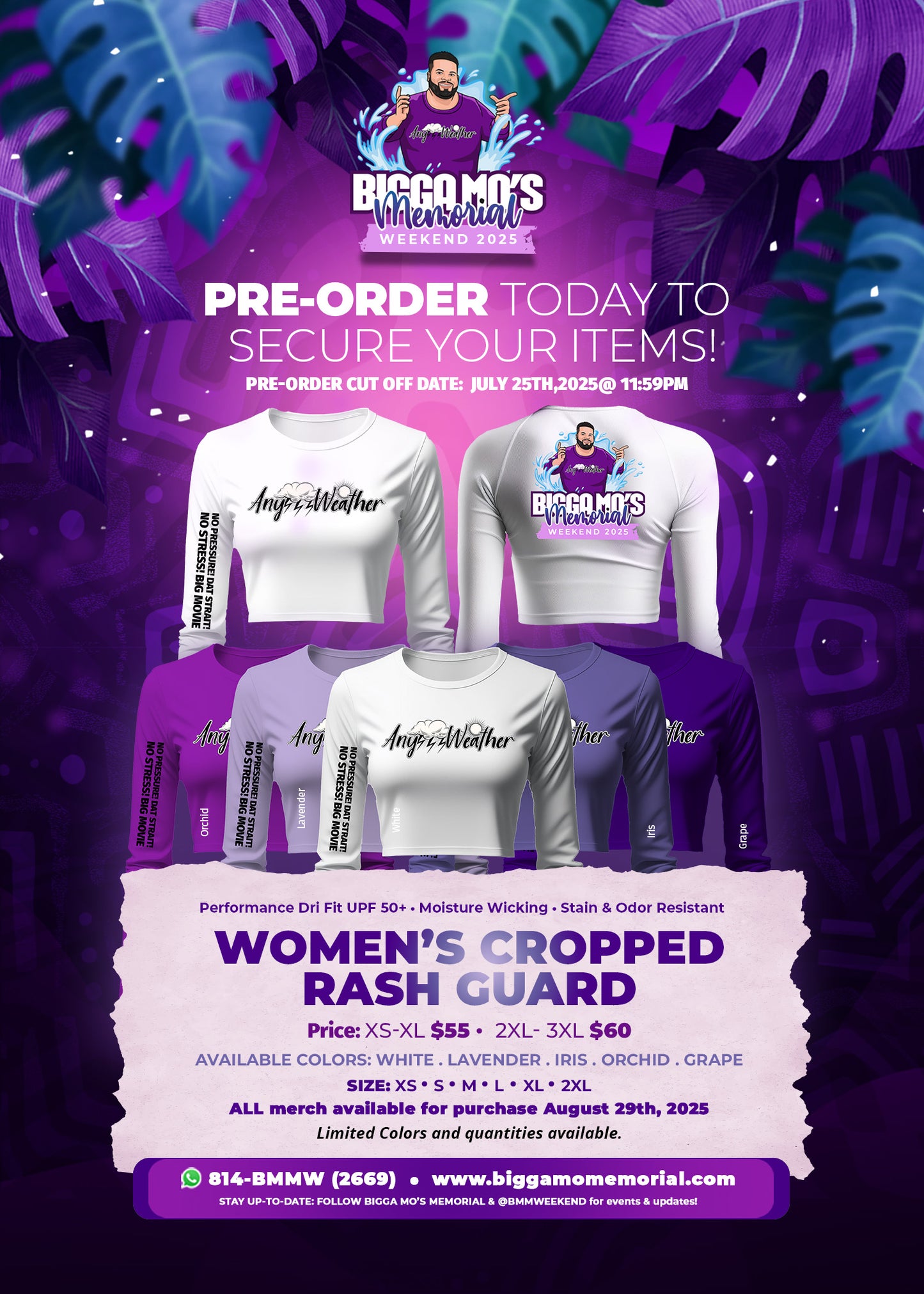 WOMEN'S CROPPED RASH GUARD