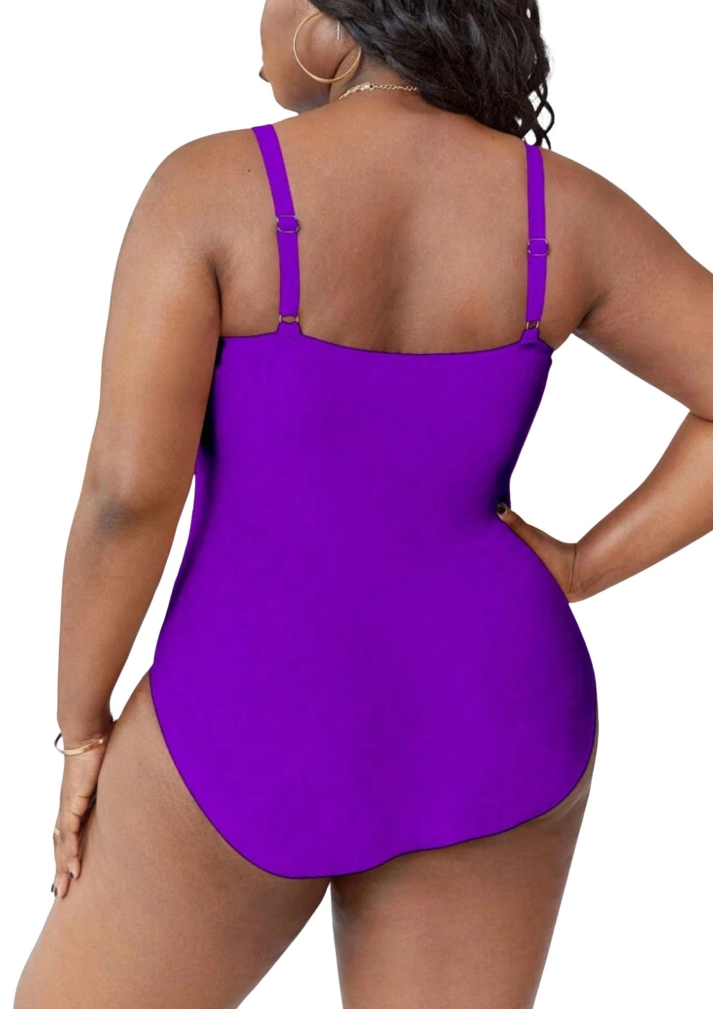SHEER CUT OUT ONE SHOULDER- PLUS SIZE