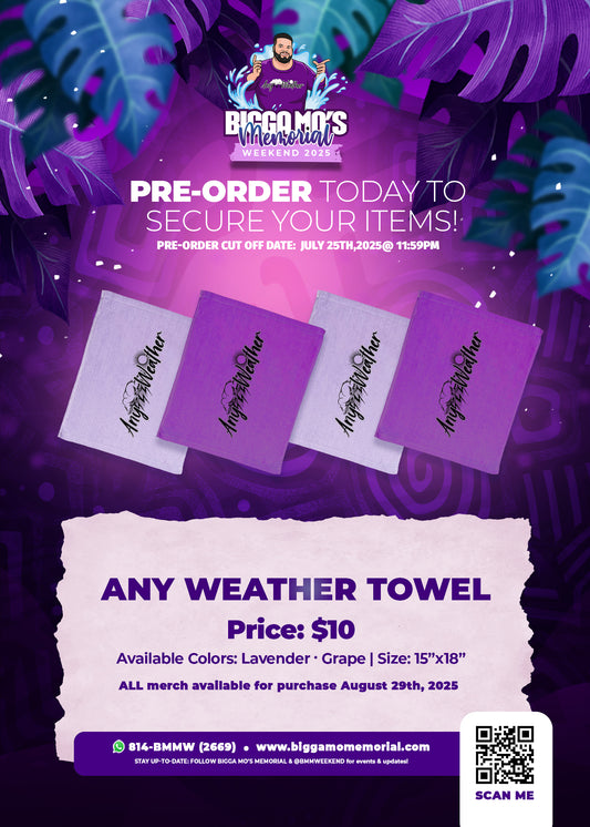 SIGNATURE ANYWEATHER RALLY TOWEL