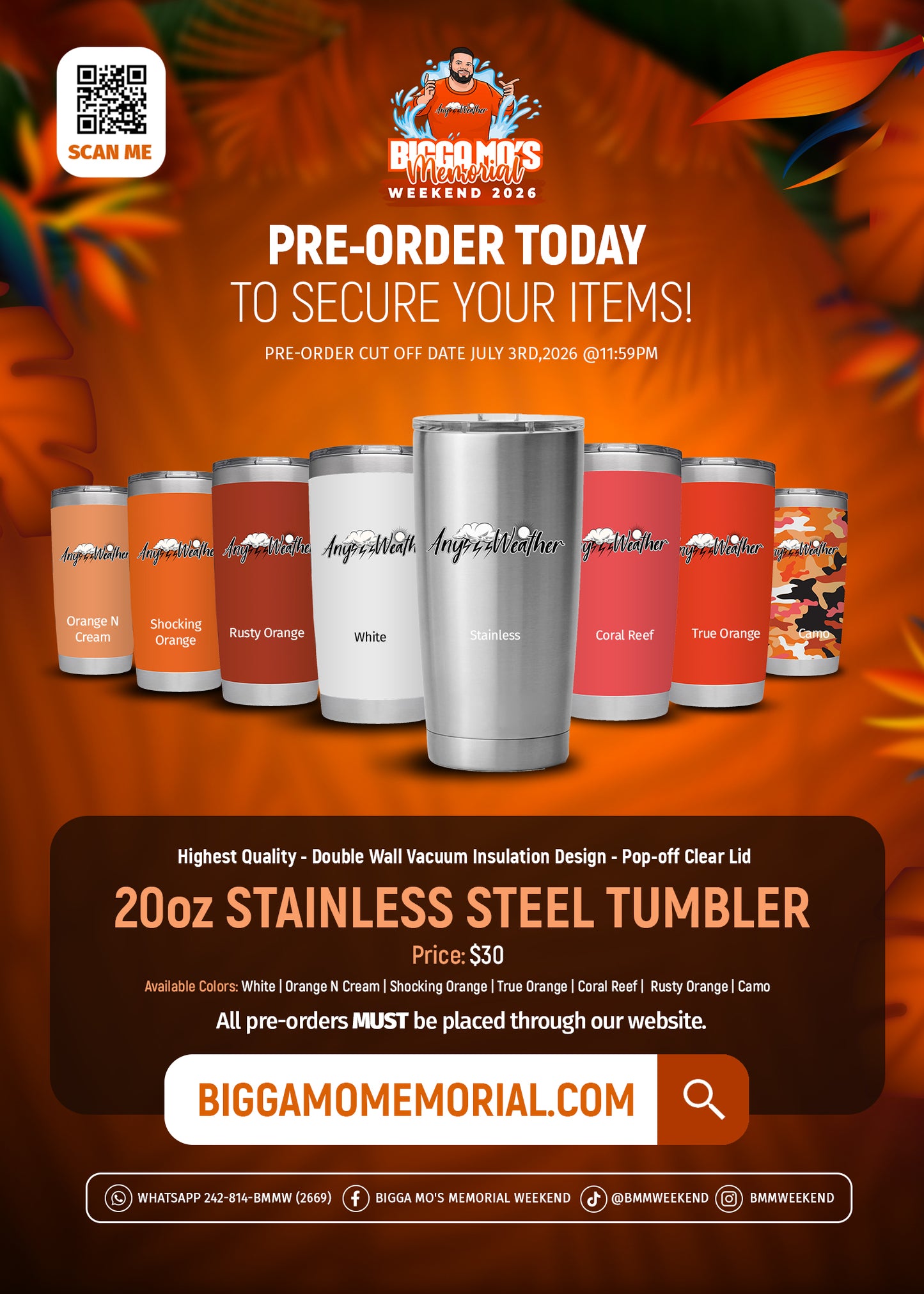 SIGNATURE ANY WEATHER TUMBLERS