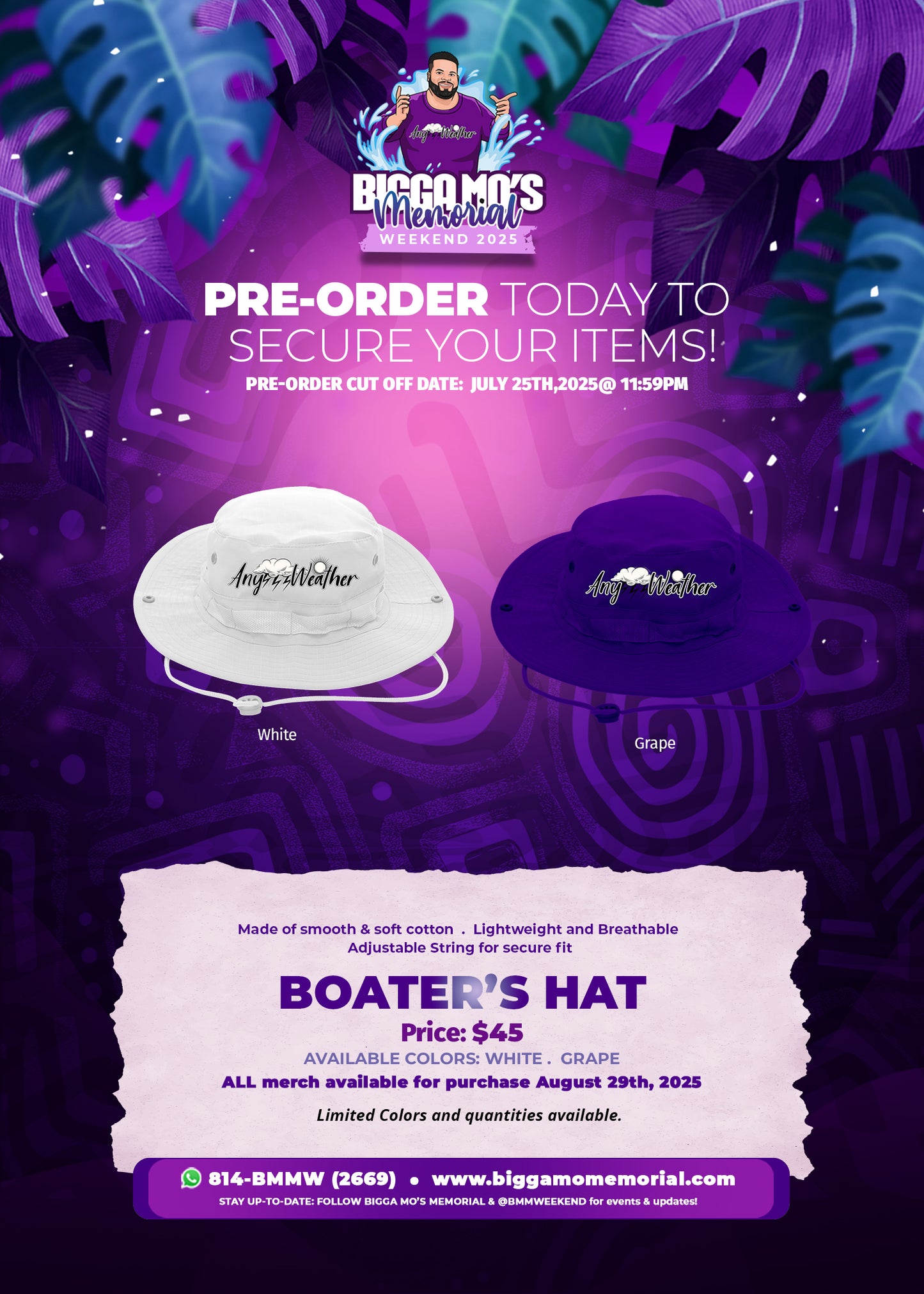 SIGNATURE ANYWEATHER BOATER'S HAT