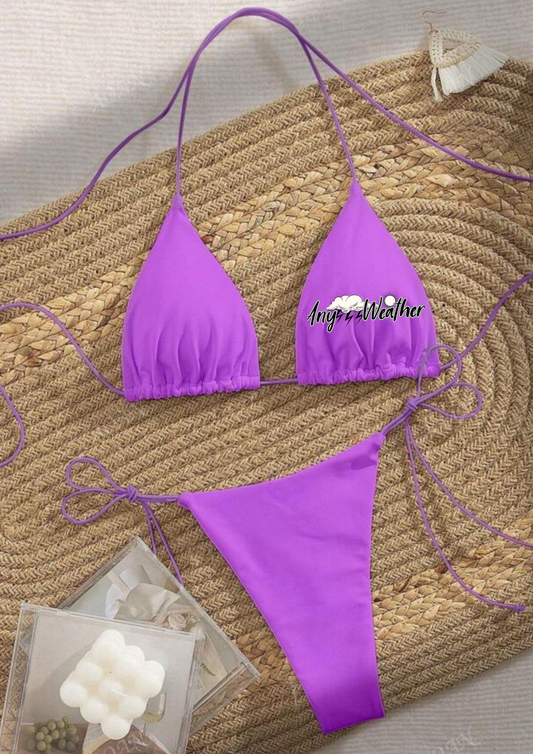 ORCHID TINY STRING THONG BIKINI