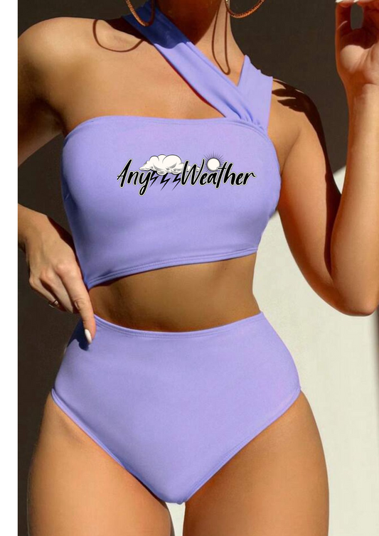 ONE SHOULDER IRIS BIKINI