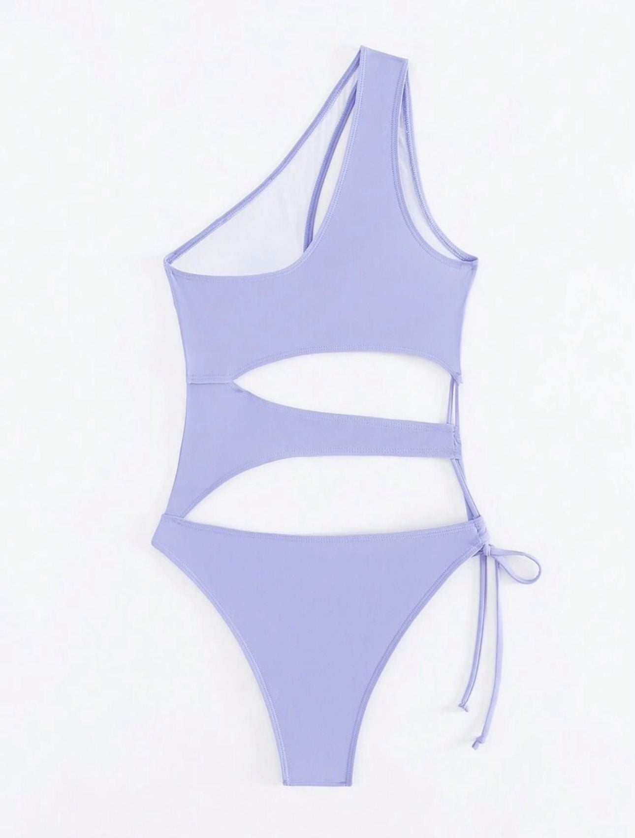 ONE SHOULDER CUT OUT BIKINI